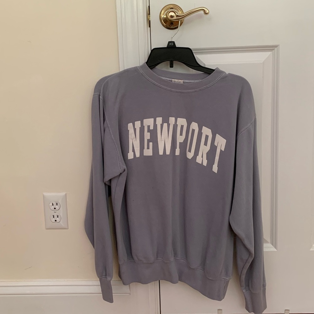 Crew neck sweatshirt